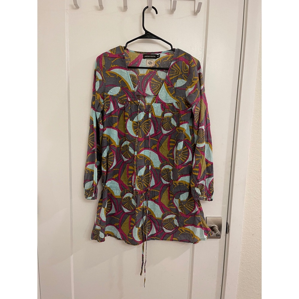 Antik Batik Swim Coverup Beachy Coastal Summer Vacation Luxury